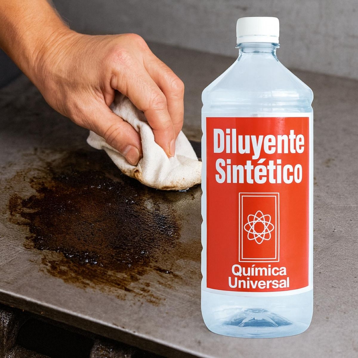 QUIMICA UNIVERSAL - DIluyente Sintetico Botella 1 Litro Quimica Universal