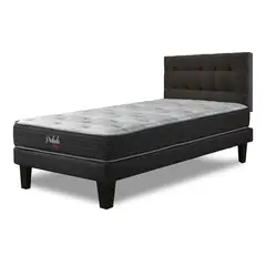 PRELUDE - Cama Europea Radiant Respaldo Urban Marengo 1.5 pza