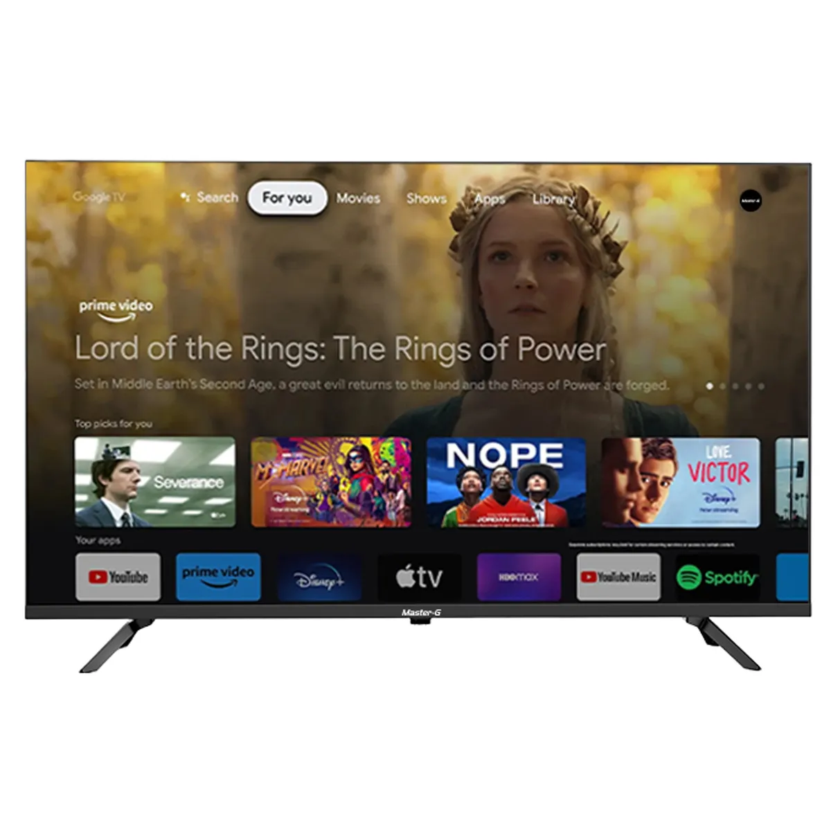 MASTER G - Televisor SmarTV Master G 43 Pulgadas FULL HD