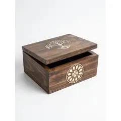 ARBORIUM - Caja de madera Vintage tipo baul