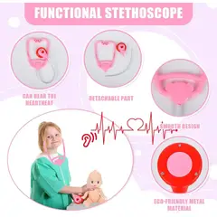GENERICO - Kit De Juguetes De Doctor Para Niños, 63 Piezas