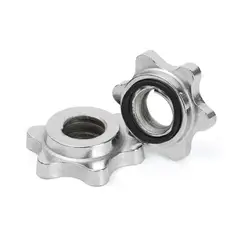 DALI - Tuercas para Barra Preolímpica HJ-22 – Acero Antideslizante, Alta Resistencia, Pack 2 Unidades