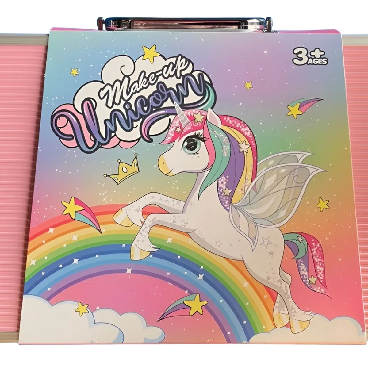 GENERICO - Juego De Maquillaje Para Niñas + 40 Accesorios Unicornio