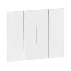 BTICINO - Placa 2 Modulos Blanca Living Now