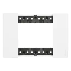 BTICINO - Placa 3 Modulos Blanco Living Now