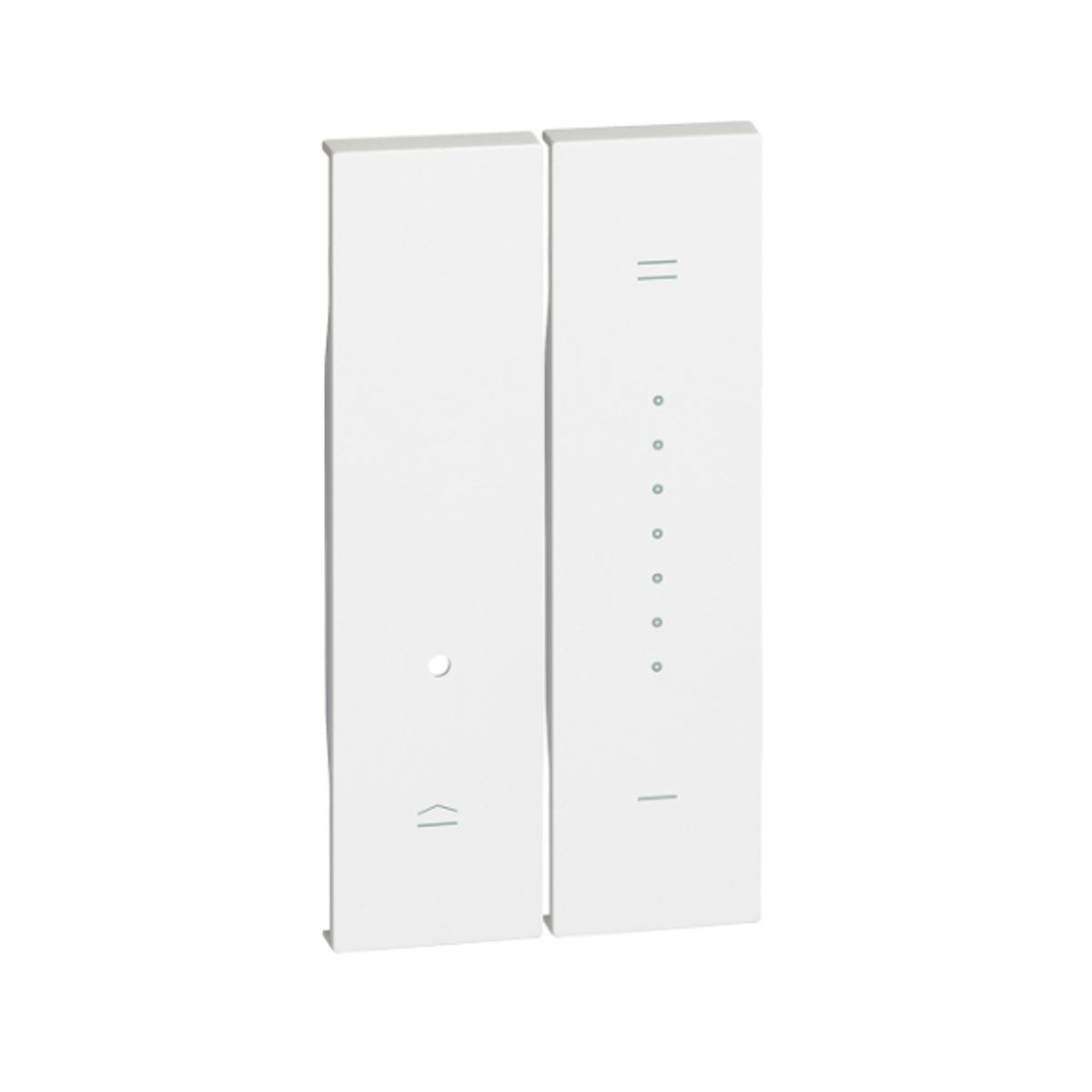 BTICINO - Cubre Tecla PDimmer 2 Modulos Bticino Blanca Living Now