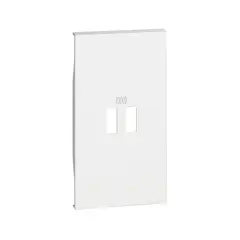 BTICINO - Cubre Tecla Usb 2 Modulos Blanco Living Now
