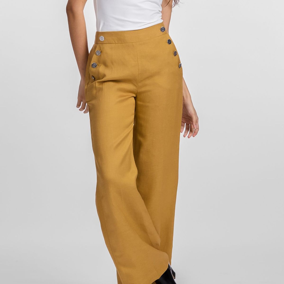 KARL LAGERFELD - Pantalón con inspiración náutica