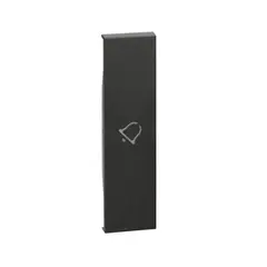 BTICINO - Cubre Tecla 1 Modulo PTimbre Campana Negro Living Now