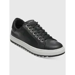 KARL LAGERFELD - Zapatillas de cuero con suela dentada estilo urbano