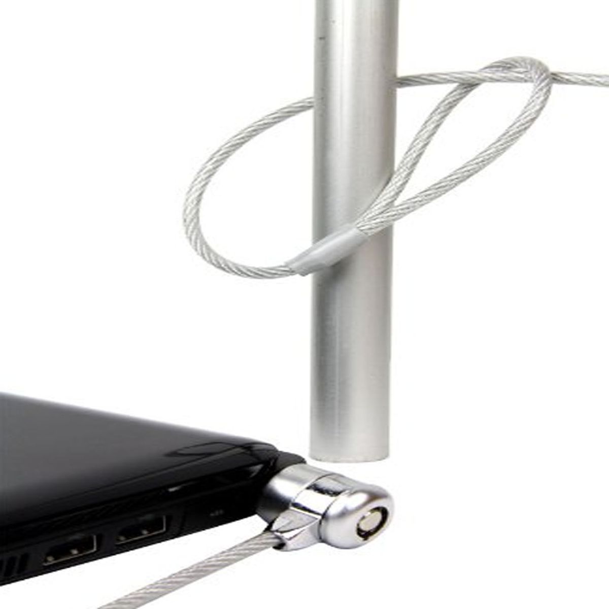 GENERICO - CANDADO DE SEGURIDAD PARA NOTEBOOK 1.8 MTS. CON LLAVE