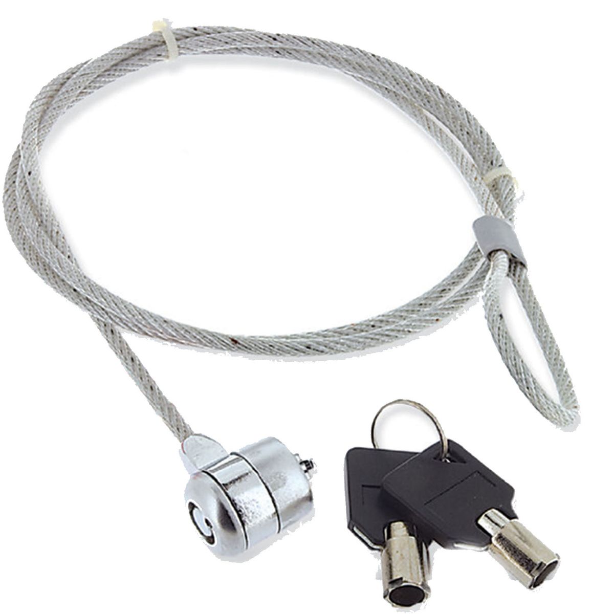 GENERICO - CANDADO DE SEGURIDAD PARA NOTEBOOK 1.8 MTS. CON LLAVE