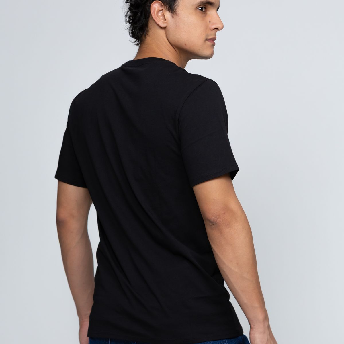 KARL LAGERFELD - Polera con logo de efecto metálico