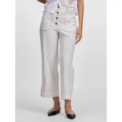 KARL LAGERFELD - Pantalón de pierna ancha y talle alto