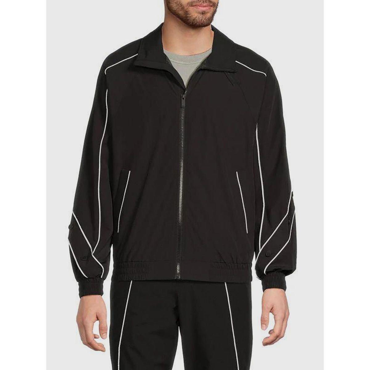 KARL LAGERFELD - Chaqueta bomber con ribetes en contraste