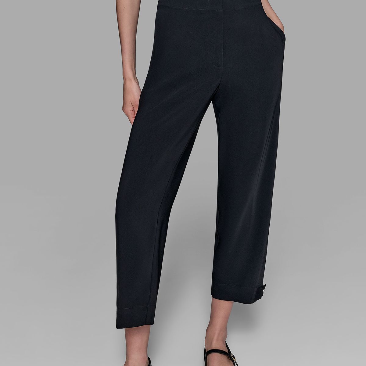 KARL LAGERFELD - Pantalón con con detalles en el bajo