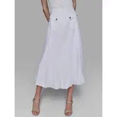 KARL LAGERFELD - Falda midi con efecto globo