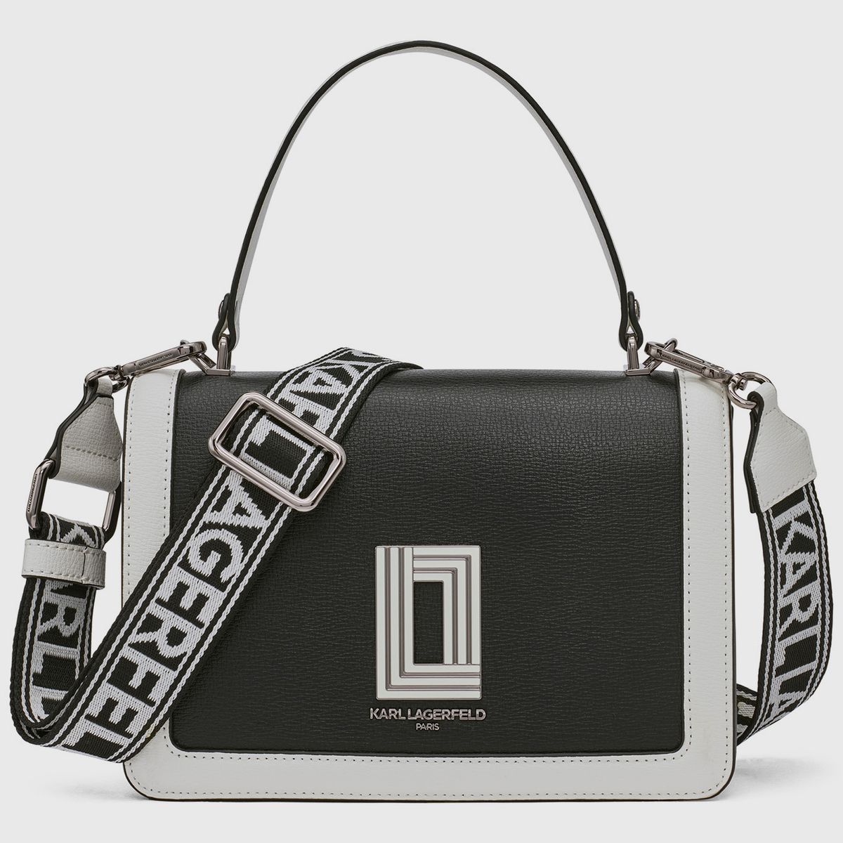 KARL LAGERFELD - Cartera cruzada con solapa - Simone