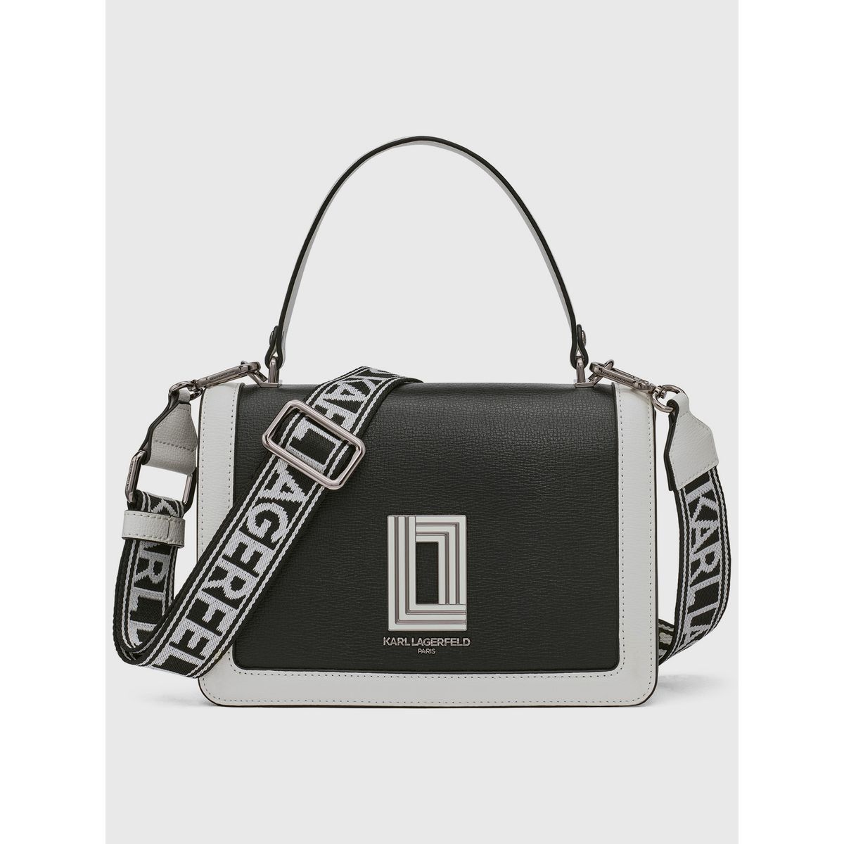 KARL LAGERFELD - Cartera cruzada con solapa - Simone