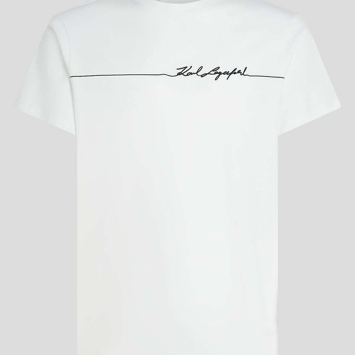 KARL LAGERFELD - Polera con estampado gráfico - Signature Line