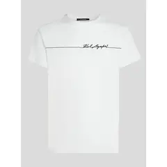 KARL LAGERFELD - Polera con estampado gráfico - Signature Line