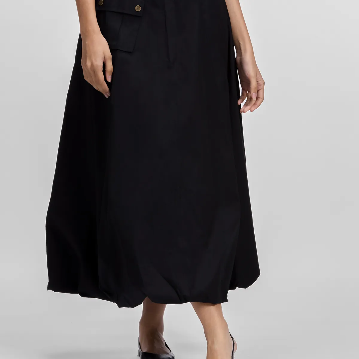 KARL LAGERFELD - Falda midi bubble