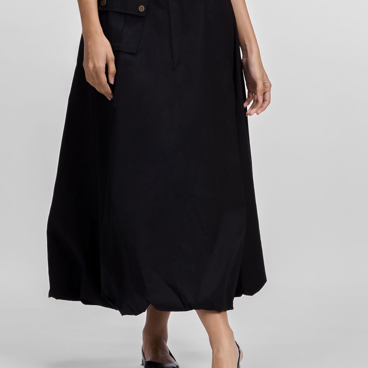 KARL LAGERFELD - Falda midi bubble