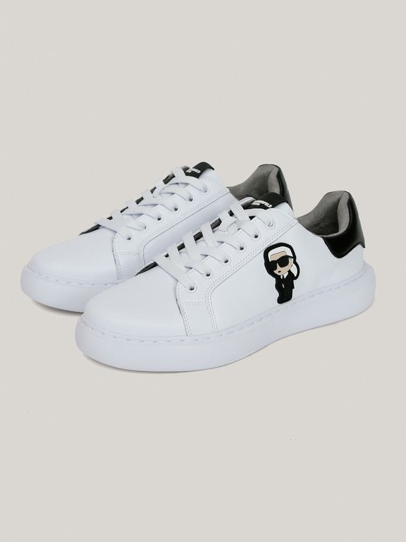 Zapatillas con parche de KARL Blanco