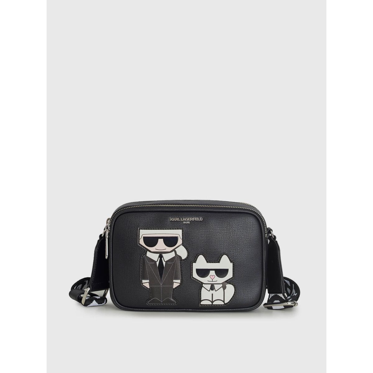 KARL LAGERFELD - Cartera cruzada con pedrería - Maybelle