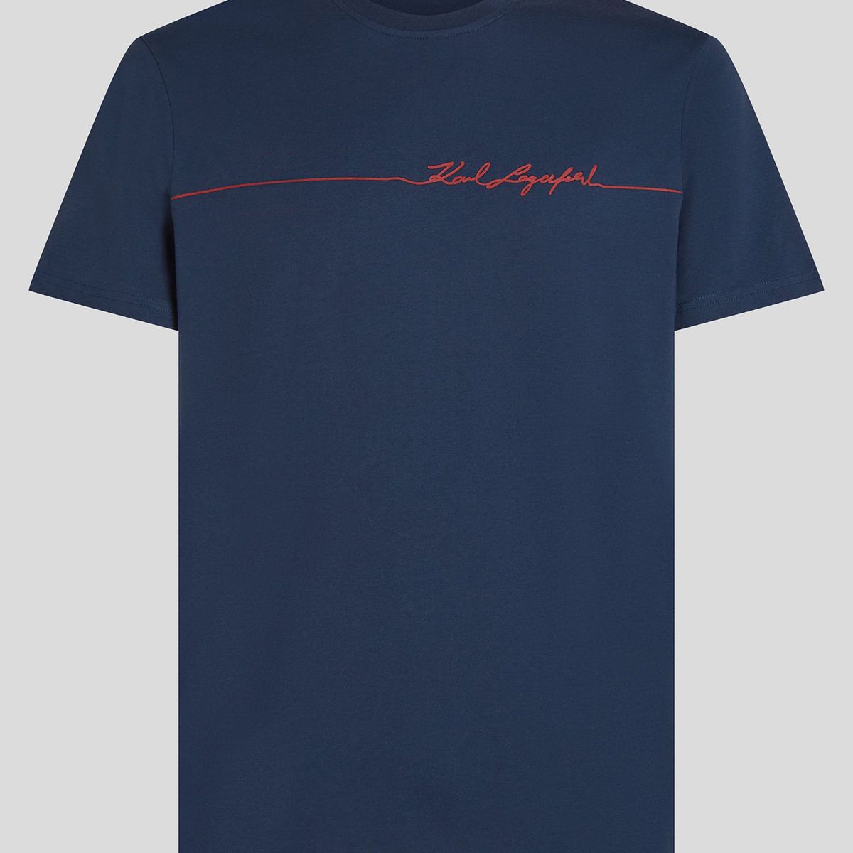 KARL LAGERFELD - Polera con estampado gráfico - Signature Line