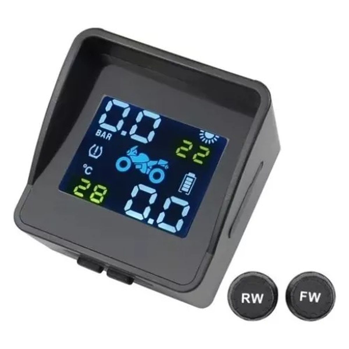 GENERICO - Sensor De Presión Y Temperatura Neumáticos De Moto