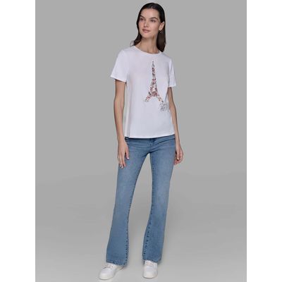 Imagen 2 del producto Polera con estampado de la Torre Eiffel