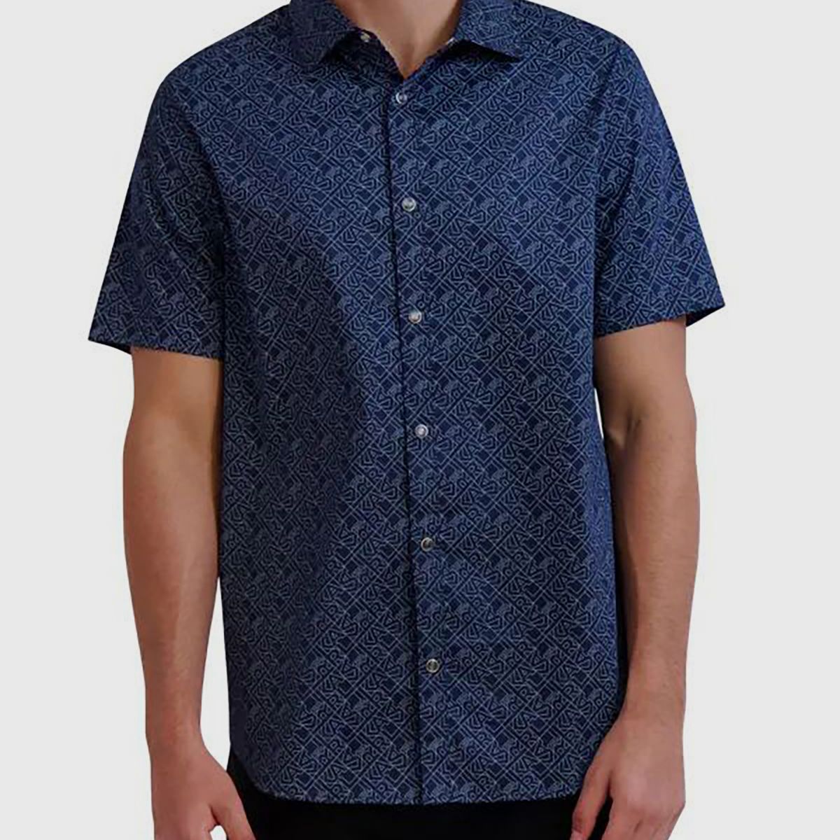 KARL LAGERFELD - Camisa de manga corta con estampado de logo