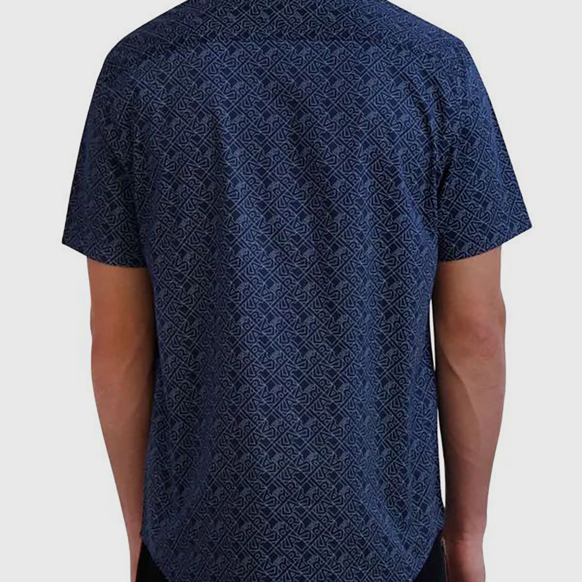 KARL LAGERFELD - Camisa de manga corta con estampado de logo