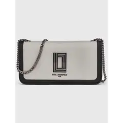 KARL LAGERFELD - Cartera cruzada con pines - Kosette