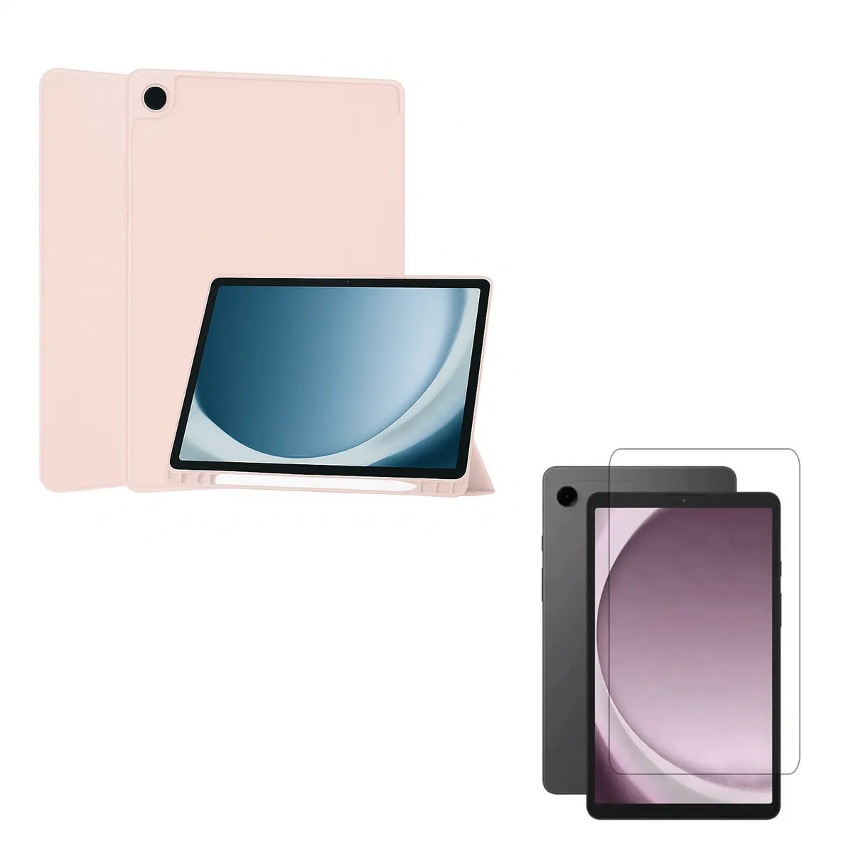JOIGO - Funda Lamina Vidrio Para Tablet Galaxy Samsung A11 Rosado