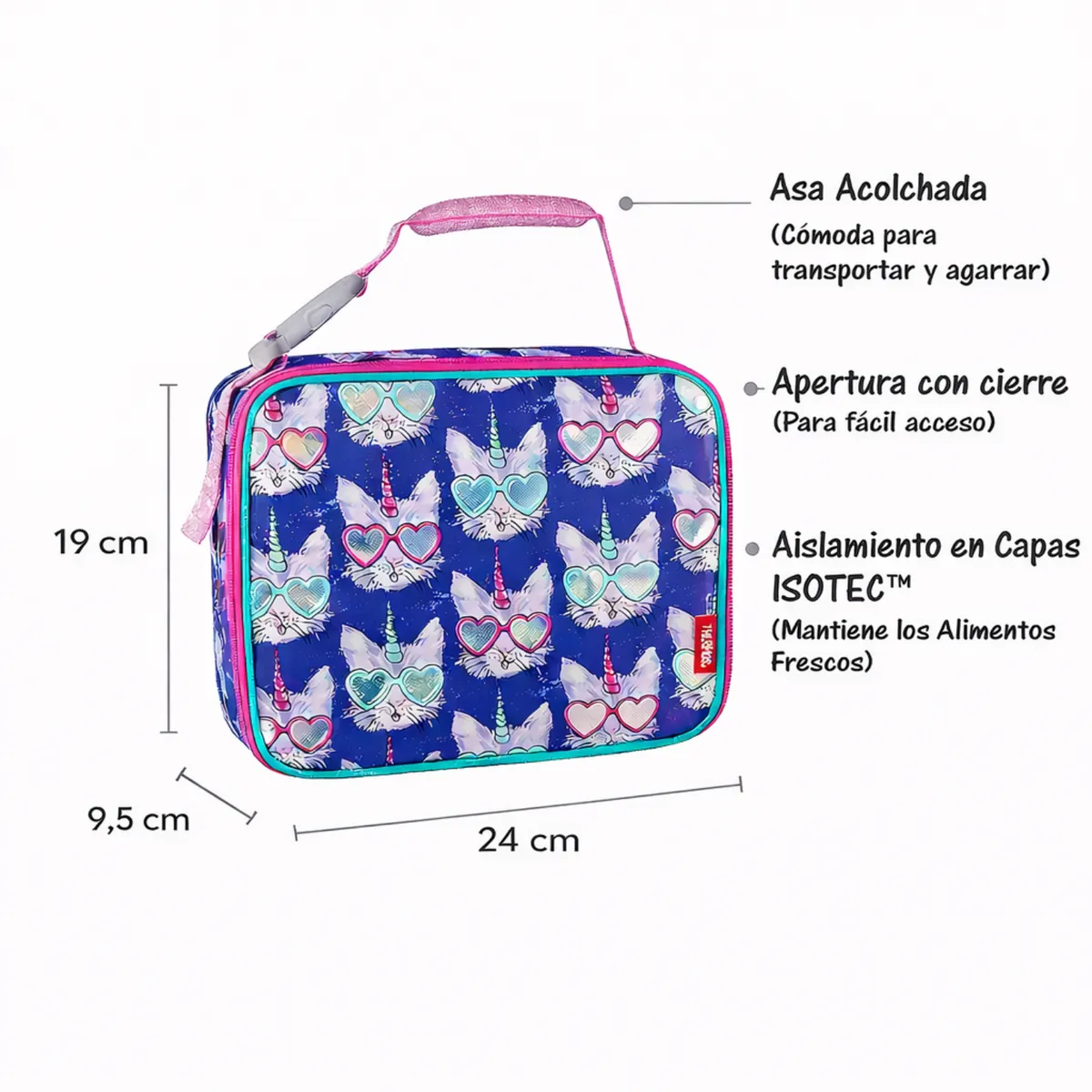 THERMOS - LONCHERA TERMICA CATICORN 3,5 LT