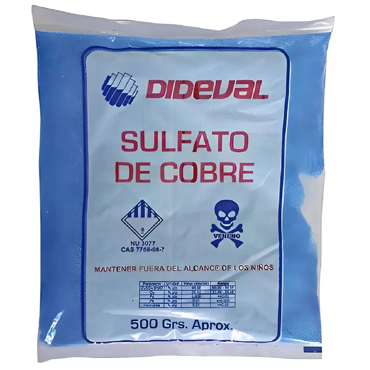 UNIVERSAL - Sulfato De Cobre 500 Grs Alguicida Piscina