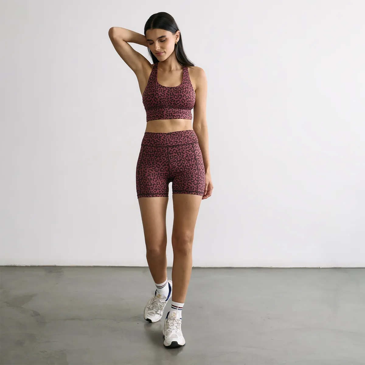 LOUNGE - Short Deportivo Biker Animal Print Active