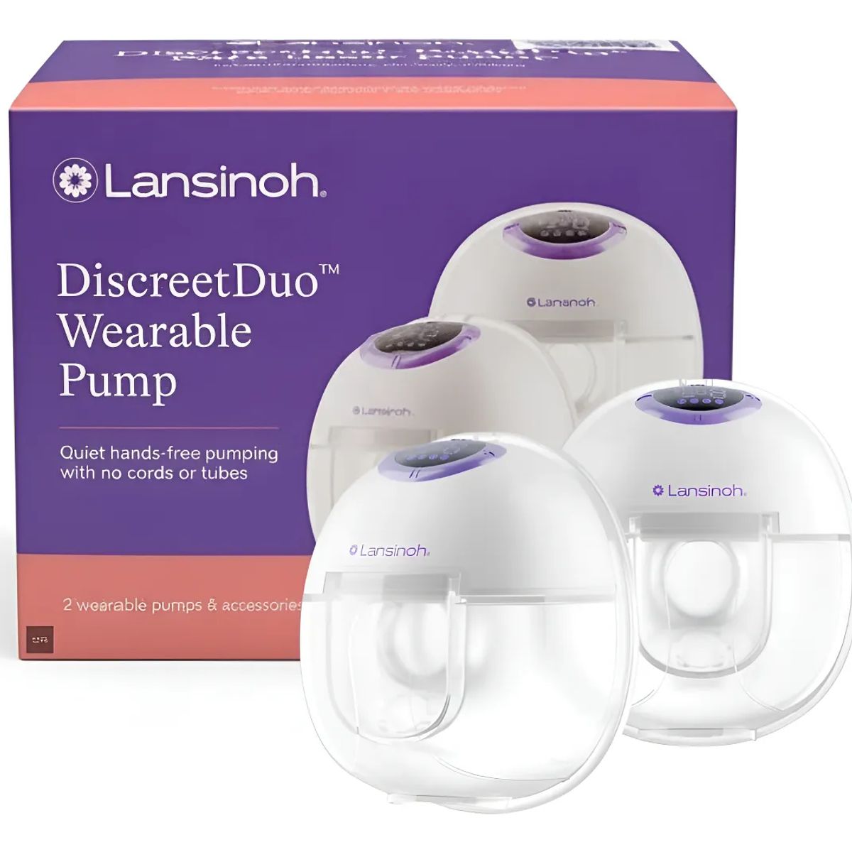 LANSINOH - Extractor De Leche Eléctrico Doble Lansinoh Discreet Duo