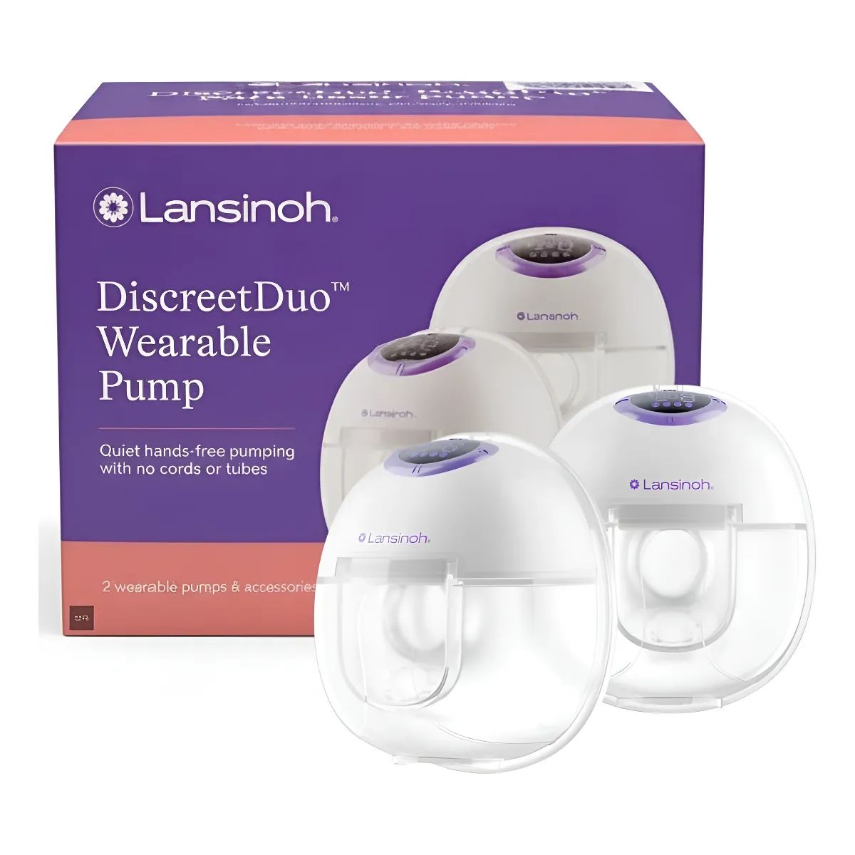 LANSINOH - Extractor De Leche Eléctrico Doble Lansinoh Discreet Duo