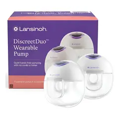 LANSINOH - Extractor De Leche Eléctrico Doble Discreet Duo