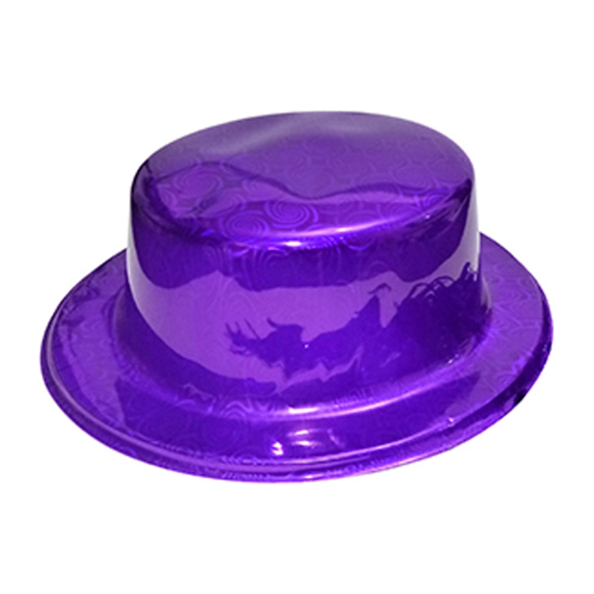 GENERICO - GORRO CHAPLIN CUADRADO BRILLANTE MORADO X12 UNI