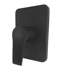 TAUMM - Monomando Ducha Empotrado Notte Negro Mate Lujo Resistencia