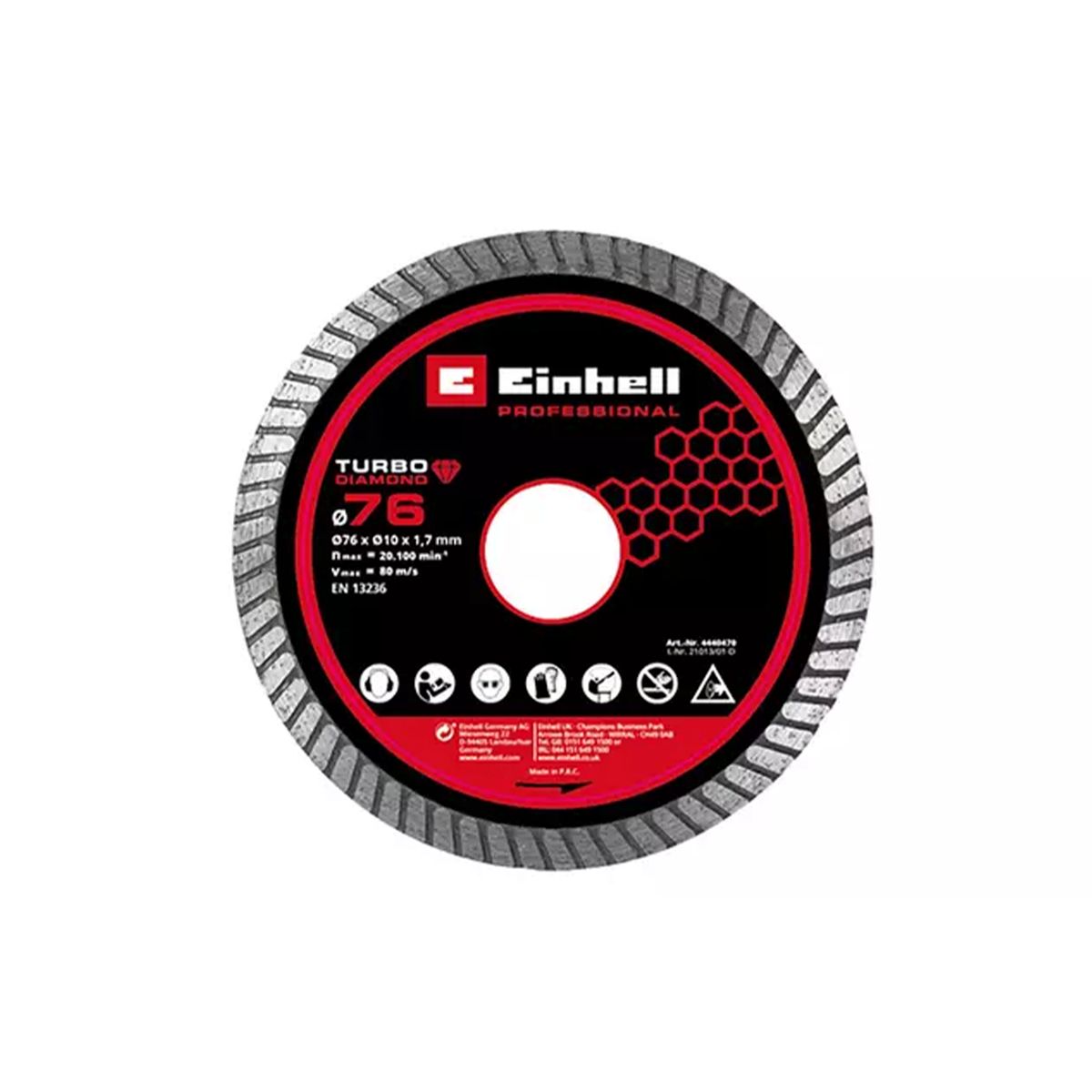 EINHELL - Disco de Corte Diamantado 76mm Einhell