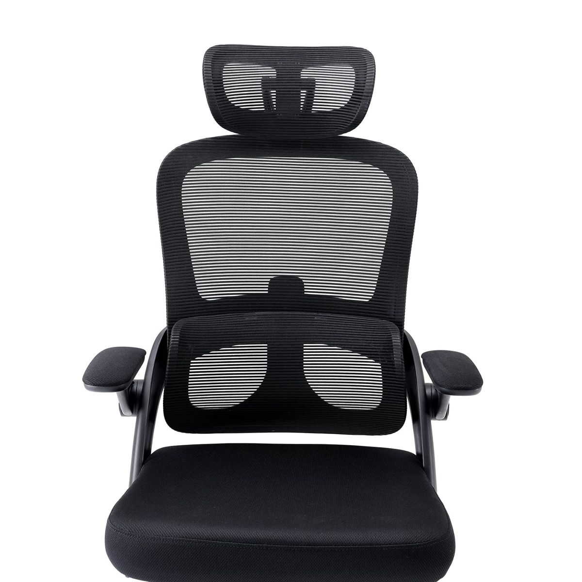 GENERICO - Silla Ergonómica de Oficina  GIRATORIA ENMALLADA CON POSABRAZO Y SOPORTE LUMBAR