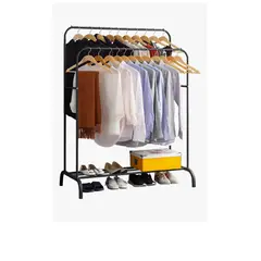 GENERICO - Perchero Organizador Colgante de Ropa Doble Barra Tendedero