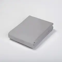 NINA HERRERA - Cubreplumón Básico Reversible Piqué Gris 2 Plazas