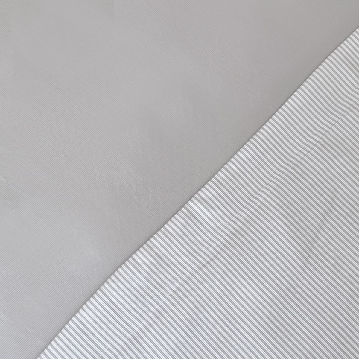 NINA HERRERA - Cubreplumón Básico Reversible Piqué Gris King
