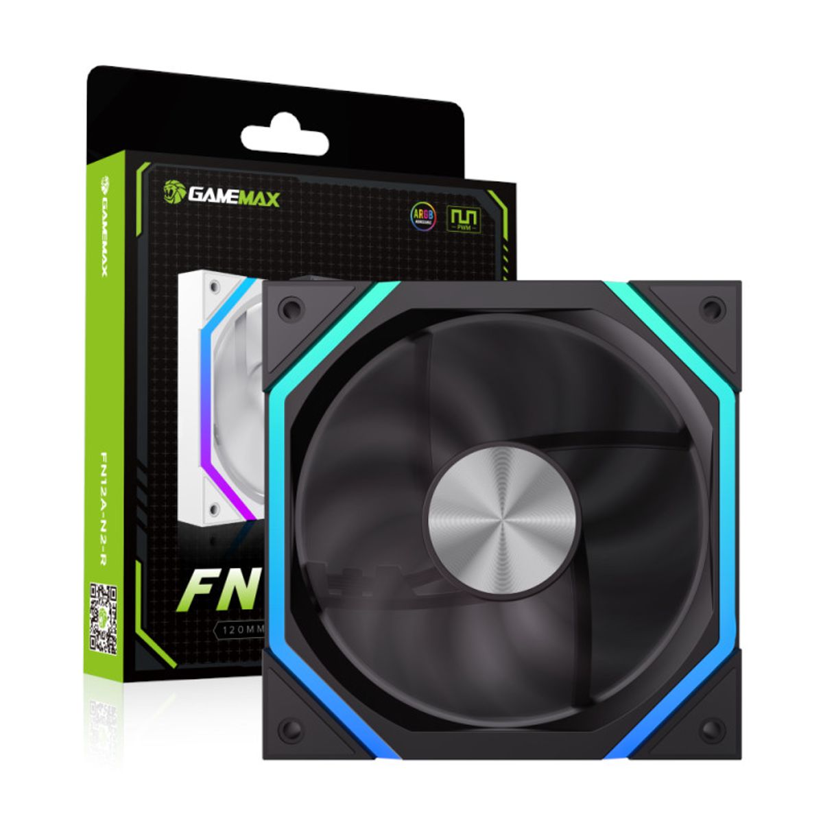 GAMEMAX - Ventilador Argb Pwm De 120 Mm Fn12a-n2fan